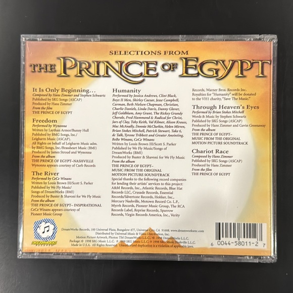 The Prince of Egypt - CD - Picture 2 of 6